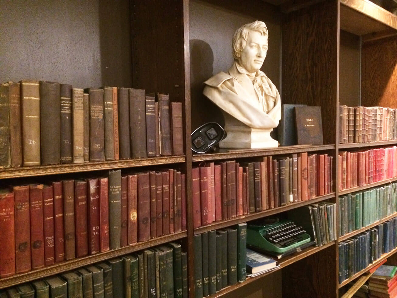 Foreign Book Section Inside Lead Library